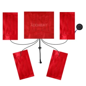 7.4V Bluetooth Control 5-Zone Jacket/Vest Heating System